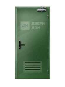 Противопожарная дверь ДПМ-01 EIS глухая однопольная с вент решеткой